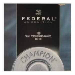 Federal Small Pistol Primers #100 Box of 1000 (10 Trays of 100)