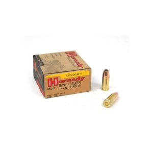 Hornady Custom Ammunition 9mm Luger 147 Grain XTP Jacketed Hollow Point Box of 25