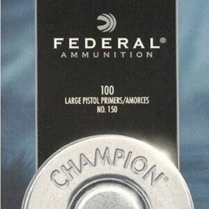 Federal Large Pistol Primers #150 Box of 1000 (10 Trays of 100)