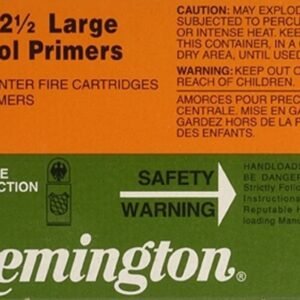 Remington Large Pistol Primers #2-1/2 Box of 1000 (10 Trays of 100)