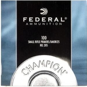 Federal Small Rifle Primers #205 Box of 1000 (10 Trays of 100)