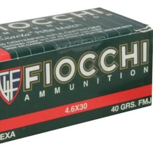 Fiocchi Ammunition 4.6x30mm HK 40 Grain Full Metal Jacket Box of 50