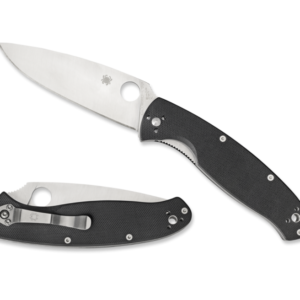 Spyderco Resilience Folding Knife – 4.25″ Plain Drop Point Blade