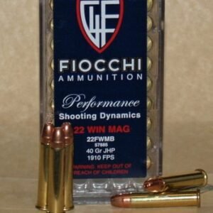FIOCCHI 22 MAGNUM 40GR JHP/50 RDS