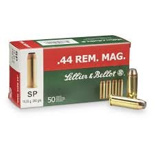 Sellier & Ballot 44 magnum SP 240 gr, 50 rounds