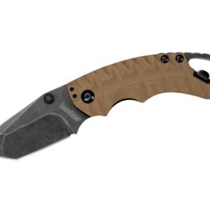 Kershaw Shuffle II Tan Folding Knife – 2.375″ Plain Tanto Blade with Bottle Opener