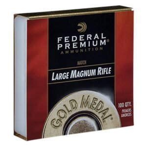 Federal Premium Gold Medal Large Rifle Magnum Match Primers #215M Box of 1000 (10 Trays of 100)